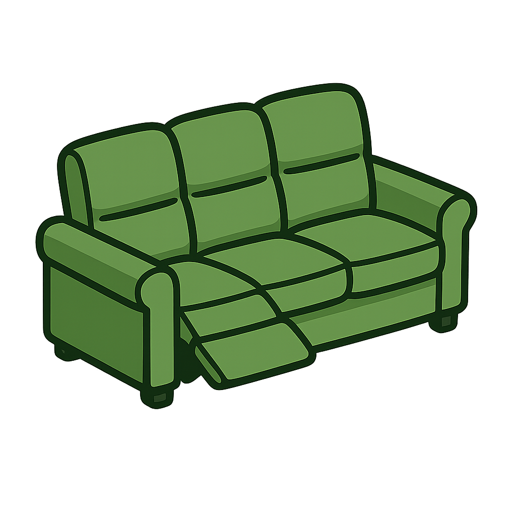 Reclining 3 Seater