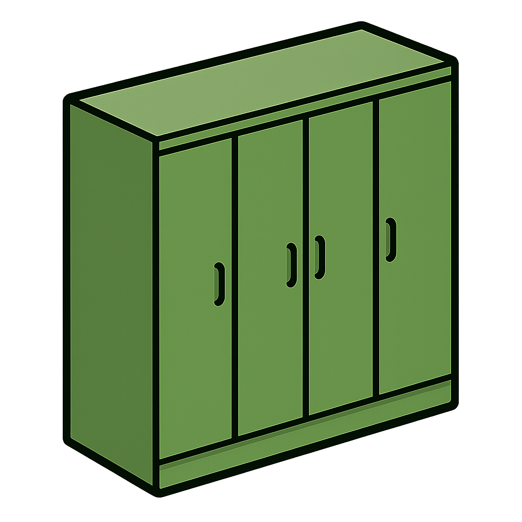 4 Door Wardrobe