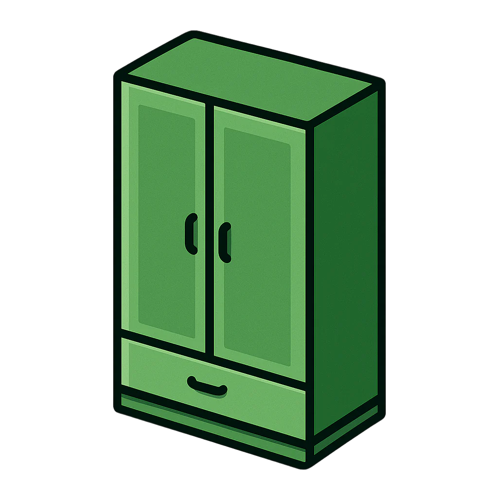 2 Door Wardrobe